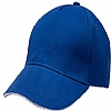 Gorra 5 Paneles Combinada Mukua Velilla - Color 805 Royal Blue/White