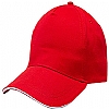 Gorra 5 Paneles Combinada Mukua Velilla - Color 806 Red/White