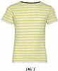 Camiseta Niños Miles Sols - Color Ash/Limón