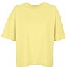 Camiseta Boxy Mujer Sols - Color Amarillo Claro