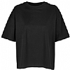 Camiseta Boxy Mujer Sols - Color Negro Profundo