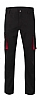 Pantalon Labolar Stretch Bicolor Velilla - Color Negro / Rojo - 00/12