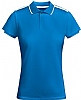 Polo Tecnico Manga Corta Tamil Woman Roly - Color Royal/Blanco