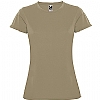 Camiseta Tecnica Mujer Roly Montecarlo - Color Arena Oscuro 219