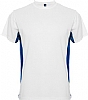 Camiseta Tecnica Tokyo Roly - Color Blanco/Royal