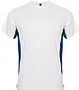 Camiseta Tecnica Tokyo Roly - Color Blanco/Royal