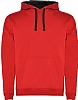 Sudadera Capucha Urban Roly - Color 6002 Rojo/Negro