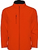 Chaqueta Softshell Hombre Nebraska Roly - Color Naranja Fuego
