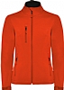 Chaqueta Softshell Mujer Nebraska Roly - Color Naranja Fuego