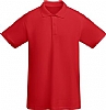 Polo Manga Corta Color Hombre Prince Roly - Color Rojo