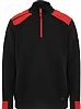 Sudadera Laboral Maverick Roly - Color Rojo / Negro