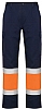 Pantalon Laboral Alta Visibilidad Soan Roly - Color Marino / Naranja Fluor