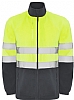 Chaqueta Polar Alta Visibilidad Altair Roly - Color Plomo / Amarillo Fluor