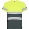Camiseta Alta Visibilidad Delta Roly - Color Plomo / Amarillo Fluor