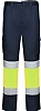 Pantalon Alta Visibilidad Daily Strech Roly - Color Marino / Amarillo Fluor