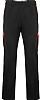 Pantalon Largo Tropper Roly - Color Negro / Rojo
