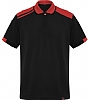 Polo Laboral Samurai Roly - Color Negro / Rojo