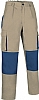 Pantalon de Trabajo Darko Valento - Color Beige/Azul