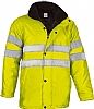 Parka Alta Visibilidad Traffic Valento - Color Amarillo Flor