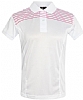 Polo Tecnico Alma Acqua Royal - Color Blanco/Fucsia