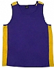Camiseta Tirantes Running CROSSFIRE - Color Púrpura / Amarillo