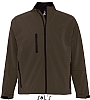 Chaqueta Soft Shell Relax Sols - Color Chocolate Oscuro