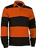 Polos Rugby Hombre Ruck Valento - Color Naranja/Negro