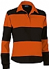 Polos Rugby Mujer Kick Valento - Color Naranja/Negro