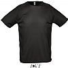 Camiseta Tecnica Sporty Sols - Color Negro