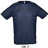 Camiseta Tecnica Sporty Sols - Color Azul Marino