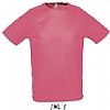 Camiseta Tecnica Sporty Sols - Color Neon Coral