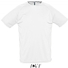 Camiseta Tecnica Sporty Sols - Color Blanco