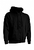 Sudadera Capucha Cremallera Hooded Jhk - Color Negro