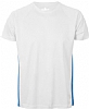 Camiseta Tecnica Sport Adulto - Color Blanco/ Azul Turquesa