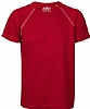 Camiseta Tecnica Niño TEC33B - Color Rojo/Blanco