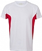 Camiseta Tecnica Manga Corta Combi - Color Blanco/Rojo