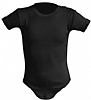 Body Baby Algodon JHK - Color Negro