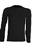 Camiseta Infantil Manga Larga JHK - Color Negro
