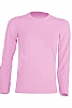 Camiseta Infantil Manga Larga JHK - Color Rosa