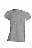 Camiseta Regular Lady Comfort Mujer JHK - Color Gris Jaspeado