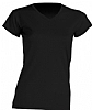 Camiseta Regular Lady Cuello Pico - Color Negro