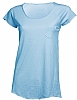 Camiseta Capri Mujer JHK - Color Celeste Pastel