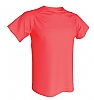 Camiseta Tecnica New Tex Aqua Royal - Color Coral