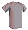 Camiseta Tecnica Combinada Cheviot Acqua Royal - Color Gris/Gris Antracita