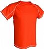 Camiseta Tecnica Golf Acqua Royal - Color Naranja Flúor/Blanco