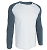 Camiseta Tecnica Potenza Aqua Royal - Color Blanco/Gris