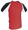 Polo Tecnico Infantil Open Aqua Royal - Color Rojo/Negro/Blanco