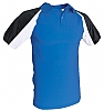 Polo Tecnico Infantil Open Aqua Royal - Color Royal/Negro/Blanco