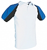 Polo Tecnico Infantil Open Aqua Royal - Color Blanco/Royal/Negro