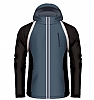 Chaqueta SoftShell Capucha Acqua Royal - Color Antracita/Negro/Blanco